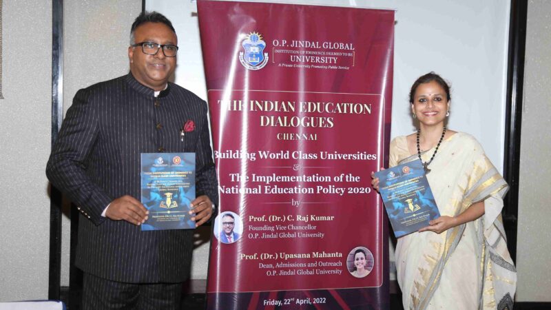 Building World Class Universities and the  Implementation of the National Education Policy 2020.