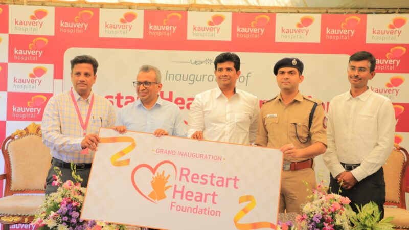 Ahead of World Heart Day, Kauvery Hospital launches Restart Heart Foundation !!