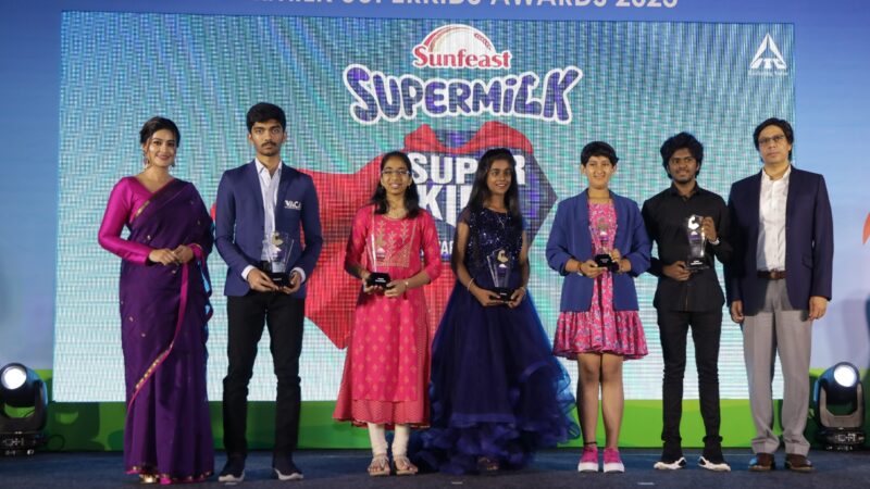 ITC’s Sunfeast Supermilk felicitates young achievers with SUPERKIDS Award 2023.!!
